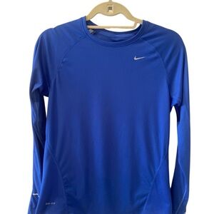 Nike Blue Long Sleeve Athletic Shirt